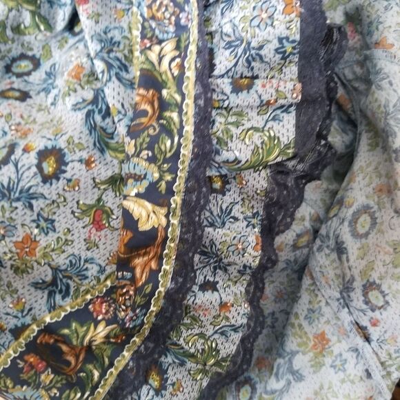 Vintage Boho Cottagecore Floral Prairie Skirt Set - Picture 9 of 9